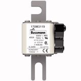 Fuse-link, high speed, 400 A, AC 690 V, compact DIN 1, 45 x 59 x 104 mm, aR, DIN, IEC, single indicator