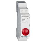 Modular-single-LED AMPARO, red, 230VAC