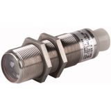 Diffuse reflective sensor, Sn=150mm, 4L, 10-30VDC, light, NPN, PNP, M30, metal, M12