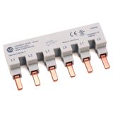 Busbar, 2-Phase, 6 Pin, for 6 Circuit Breakers