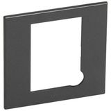 Arteor™ - Plate - BS - square - for fused connection units - Graphite