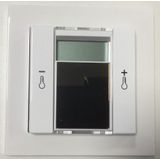 SR06 LCD Room Control Unit, radio, in-wall, EnOcean, 2 buttons