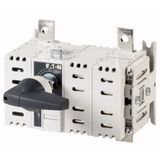 DC switch disconnector, 125 A, 2 pole, 2 N/O, 2 N/C, with grey knob, service distribution board mounting