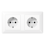 SCHUKO® socket for cable ducts 16 A / 25 AS1522WW