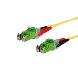 OpDAT patch cord E2000-D APC/E2000-D APC OS2, 1.0 m