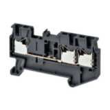 Multi conductor feed-through DIN rail terminal block with 3 push-in pl XW5T0181E