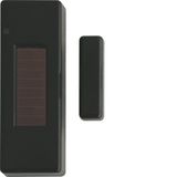 Wireless window/door contact with solar cell, anthracite mat