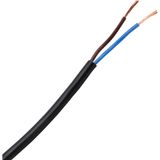 cable H03VV-F 2x0,75 black 10m co