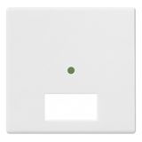 Button 2M with name-plate white