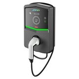 I-CON PREMIUM WALL BOX - WALL-MOUNTING CHARGING STATION - AUTOSTART DLM + BLUETOOTH + BACK-LIGHT - TYPE 2 MOBILE WITH CABLE - 11 KW - IP55