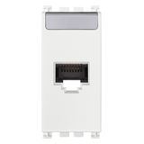 RJ45 Cat6A Netsafe UTP outlet white