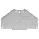 Partition plate (terminal), Printed 1-8, horizontally, 70 mm x 41.1 mm