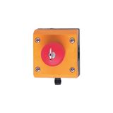 E-stop key switch IP67