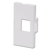 Single Snap-in Block, 4 Pack Single Block for use with our Keystone Modules and Modular AV Face Plates!