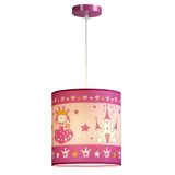 Pink Princess Pendant Light Nursery