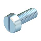 341 M6x16 G  Screw with cylindrical head, bit for slotted screws, M6x16mm, Steel, St, galvanized, DIN EN 12329