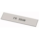 Labeling strip, FR 55KW