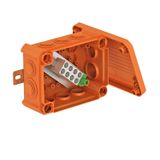 T 100 ED 10-5 A  Branch box, to maintain functionality, 150x116x67, orange Polypropylene