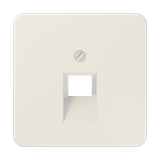 Centre plate for 1-gang modular jack 569-1UA