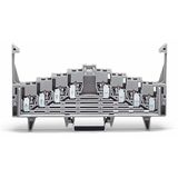 4-level terminal block for matrix patching with locking clips one pote