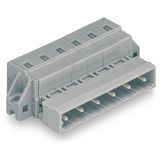 1-conductor male connector CAGE CLAMP® 2.5 mm² gray