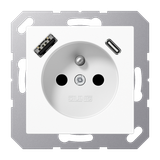 Socket fren/belg with USB type AC A1520F-15CAWW