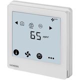 RDF870KN - Flush mount touch KNX PM2.5 & CO2 & Ventilation Controls with on/off or ECM fans selectable and 2x DC 0-10 V