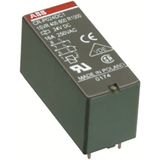 CR-P012AC2 Pluggable interface relay 2c/o, A1-A2=12VAC, 250V/8A
