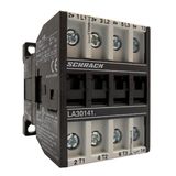 Contactor, 5.5kW, 14A AC3, 25A AC1, 3-pole, 1NO, 24VAC