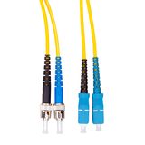 FO Patchcord Duplex ST/SC, 9/125æm OS2, LS0H-3, yellow, 5.0m