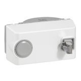 RJ45 socket Mosaic category 6 FTP retractable with cord 0.9 m 4 mod white