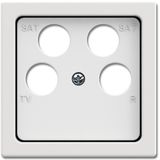 1743/10-04-884 CoverPlates (partly incl. Insert) future®, Busch-axcent®, carat® studio white matt