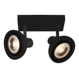 SENSAS Ceiling spot.-Black-2xGU10 (ES111)-12W