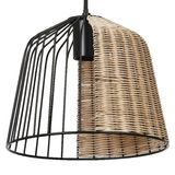 DECOR CAGE BELL PENDANT E27 BK LEDV