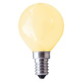 Incandescent Bulb E14 25W P45 silicone YELLOW