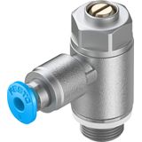 GRLA-1/8-QS-3-D One-way flow control valve
