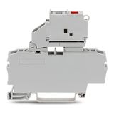 2002-1611/1000-541 2-conductor fuse terminal block; with pivoting fuse holder; with end plate