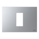 N2371 PL Frame 1 module 1gang Silver - Zenit