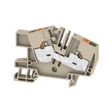 Multi level installation terminal block, PUSH IN, 6 mm², 800 V, 41 A, 