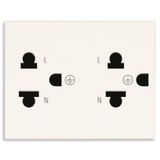 2 2P+E 16A Thai SICURY outlets white