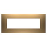 EGO PLATE - IN PAINTED TECHNOPOLYMER - 7 MODULES - GOLD - CHORUSMART