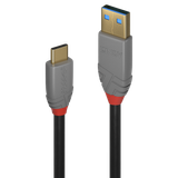 1m USB 3.2 Type A to C Cable, 10Gbps, Anthra Line USB Type A Male to C Male