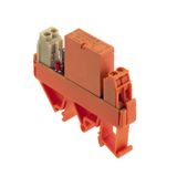 Relay module, soldered relay, 12 V DC ±10 %, red LED, Free-wheeling di