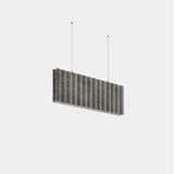 Lineal lighting system Infinite Pro Acoustic 1136mm Suspended Hexa-Cell 30.38W LED neutral-white 4000K CRI 80 DALI D4i Dark grey felt IP40 1373lm