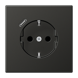 SCHUKO socket with USB type C