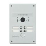 Monobloc vandal-resistant pushbutton panel Aluminium (2-4 calls)