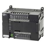 PLC, 24 VDC supply, 12 x 24 VDC inputs, 8 x relay outputs 2 A, 2 x ana