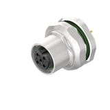 Circular plug connector, installation (PCB connection system), M12, Nu