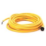 Allen-Bradley, 889N-F4AF-20F, Mini/Mini Plus, Female, Straight, 4-Pin, PVC Cable, Yellow, Unshielded, IEC Color Coded, No Connector, 20 feet (6.1 meters)