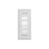 UK662CWC Combi Unit , 872 mm x 384 mm x 97 mm, Flush mounting, 24 SU, IP30, Single